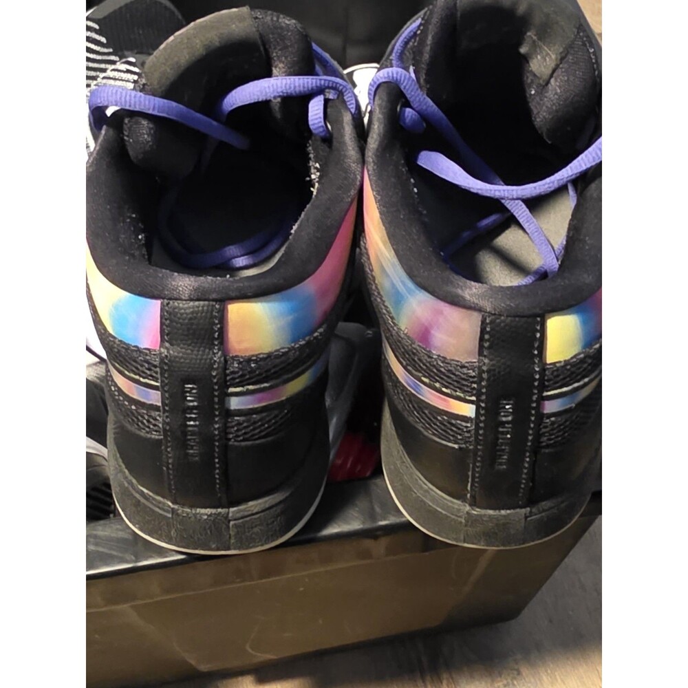 Nike Book 1 Night Black Multi Color IM7442-001 Men Size 12 No Box Fast Shipping - Picture 3 of 9